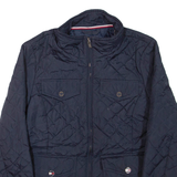 TOMMY HILFIGER Womens Quilted Jacket Blue M