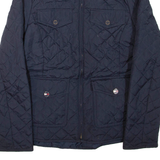 TOMMY HILFIGER Womens Quilted Jacket Blue M