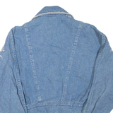 Cropped Womens Denim Jacket Blue L