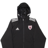 ADIDAS Mens Jacket Black Hooded L