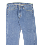 LEVI'S 505 Jeans Mens Blue Regular Straight W38 L30