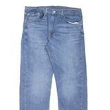 LEVI'S 505 Jeans Mens Blue Regular Straight Stone Wash W34 L32