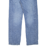 LEVI'S 505 Jeans Mens Blue Regular Straight Stone Wash W34 L32