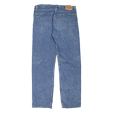 LEVI'S 505 Jeans Mens Blue Regular Straight Stone Wash W34 L32