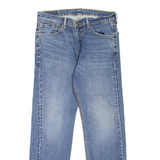 LEVI'S 505 Jeans Mens Blue Regular Straight Stone Wash W33 L30