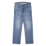 LEVI'S 505 Jeans Mens Blue Regular Straight Stone Wash W33 L30