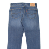 LEVI'S 505 Jeans Mens Blue Regular Straight Stone Wash W36 L32