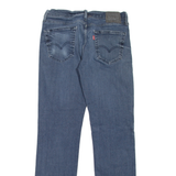 LEVI'S 514 Jeans Mens Blue Slim Straight Stone Wash W32 L34
