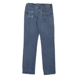 LEVI'S 514 Jeans Mens Blue Slim Straight Stone Wash W32 L34