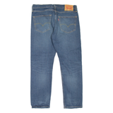 LEVI'S 502 Jeans Mens Blue Regular Tapered Stone Wash W33 L27