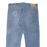 LEVI'S 501 Jeans Mens Blue Regular Straight Stone Wash W41 L29