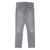 LEVI'S 501S Jeans Womens Grey Skinny Straight Stone Wash W29 L29