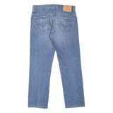 LEVI'S 511 Jeans Mens Blue Skinny Straight Stone Wash W33 L29