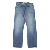 LEVI'S 514 Jeans Mens Blue Slim Straight Stone Wash W32 L30