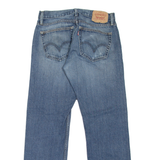 LEVI'S 514 Jeans Mens Blue Slim Straight Stone Wash W32 L30
