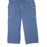 ARDENE High Rise Cargo Style Womens Jeans Blue Loose Straight W30 L30