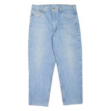 CARHARTT Workwear Mens Jeans Blue Relaxed Tapered Stone Wash W36 L27