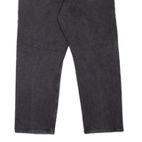 WRANGLER Mens Jeans Black Relaxed Tapered W34 L28