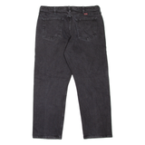 WRANGLER Mens Jeans Black Relaxed Tapered W34 L28