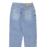 LEVI'S 550 Womens Jeans Blue Regular Mom Stone Wash W28 L30