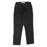 LEVI'S Bold Curve Womens Jeans Black Slim Skinny W24 L24