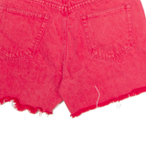 CALVIN KLEIN Sport Cut Off Womens Casual Shorts Red M W32