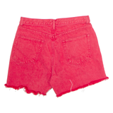 CALVIN KLEIN Sport Cut Off Womens Casual Shorts Red M W32