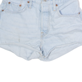 LEVI'S 501 Womens Denim Shorts Blue Classic XXS W25