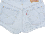 LEVI'S 501 Womens Denim Shorts Blue Classic XXS W25