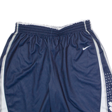 NIKE Basketball Mens Sports Shorts Blue L W30
