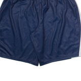 NIKE Basketball Mens Sports Shorts Blue L W30