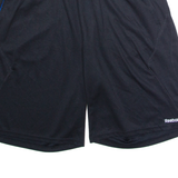 REEBOK Mens Sports Shorts Black XL W34