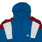 NIKE Womens Blue Hoodie M