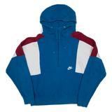 NIKE Womens Blue Hoodie M