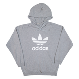 ADIDAS Womens Grey Hoodie UK 18