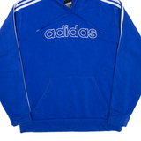 ADIDAS Mens Blue Hoodie M