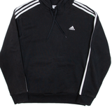 ADIDAS Mens Black Hoodie S