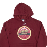 NEW BALANCE Summit Lacrosse Mens Red Hoodie USA S