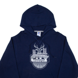 RUSSELL ATHLETIC City Cyfe Mens Blue Hoodie USA S