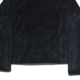 NHL Womens Fleece Black 1/4 Zip L