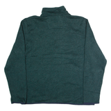 NAUTICA Mens Fleece Green 1/4 Zip XL