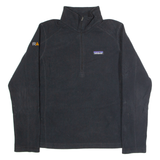 PATAGONIA Womens Fleece Black 1/2 Zip L