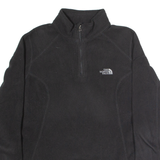 THE NORTH FACE Womens Fleece Black 1/4 Zip M