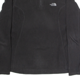 THE NORTH FACE Womens Fleece Black 1/4 Zip M