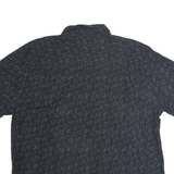CAMPIA Mens Shirt Black 90s Floral XL
