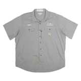 CARHARTT R&S Erection 'Caleb' Mens Worker Shirt Grey 90s 2XL