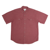 CARHARTT Mens Plain Shirt Red L