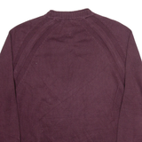 TOMMY HILFIGER Mens Jumper Maroon Tight Knit L