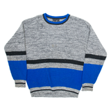 REVE DE FRANCE Mens Jumper Grey 90s Tight Knit L