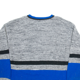 REVE DE FRANCE Mens Jumper Grey 90s Tight Knit L